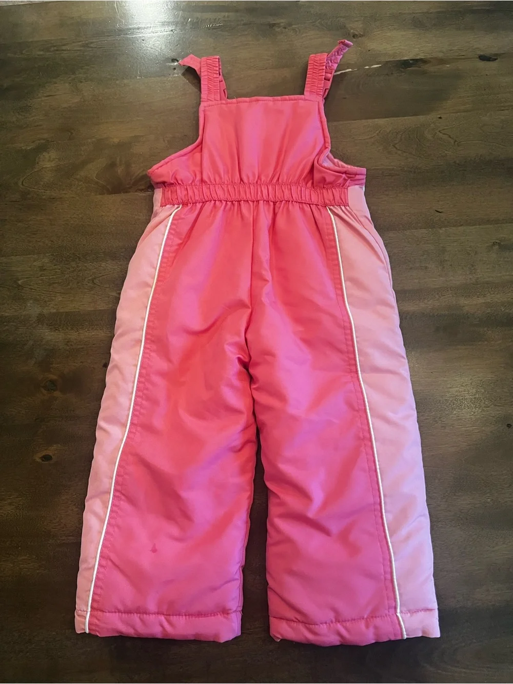 OshKosh B’gosh Girls Pink Insulated Snow Bib Overalls 24M